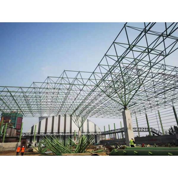 Espaço de Armazém Estrutura de Truss de aço para eficiência