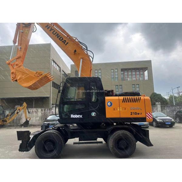 21000kg Used Hyundai Wheel Excavator Second Hand Excavator Hyundai 210-7