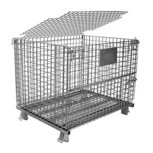 Customized Size Wire Mesh Container for Warehouse Supermarket Serviceability