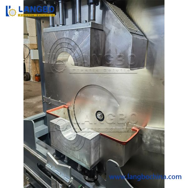 PVC Water Pipe Making Extrusion Machine PVC Thread Cutting Machine