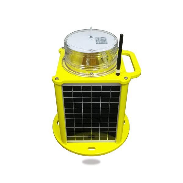 Solar Airfield Light with IP68 Waterproof LED Airport Lighting Featuring Mono Crystalline Silicon Solar Panel and Wireless Remote Control