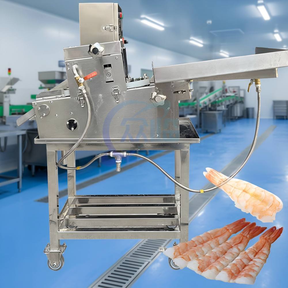 Customized Sushi Shrimp Belly Cutter Cooked Sushi Shrimp Cutter Automatic
