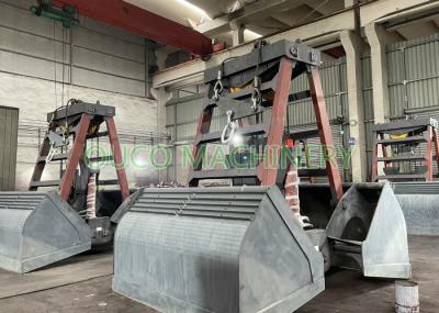 Radio Control Bulk Cargo Clamshell Bucket Grab For Crane