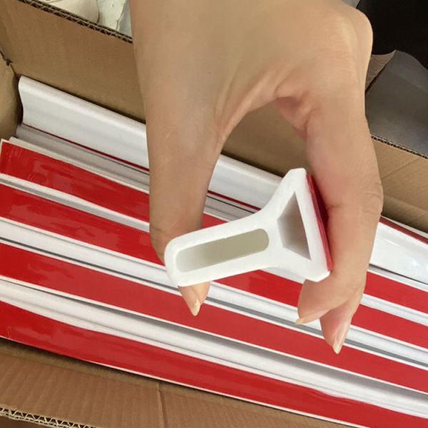 1 Meter Water Stopper for Bathroom Kitchen Slab Corner Threshold Strong Adhesive Glue Installation