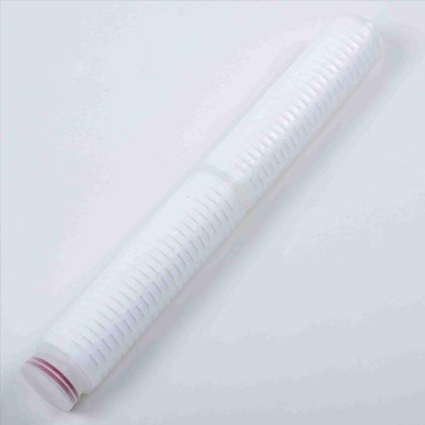 0.22μM 20 PTFE Membrane Filter Cartridge For Food Beverage Air Sterilization Filtration