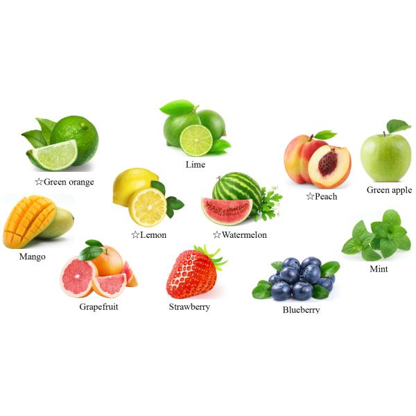 caramelo sin grasa de menta del azúcar del sabor de la fresa del paquete de la botella 38g de la vitamina C libre del caramelo