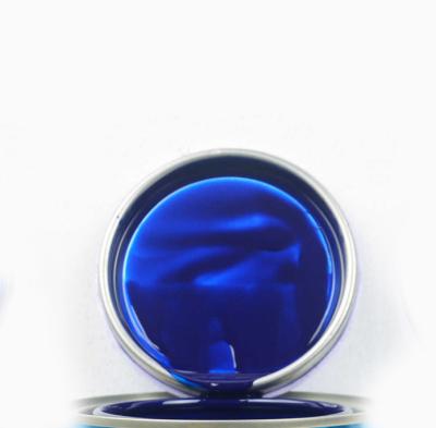 Blue Auto Refinishing Paint 2K 0.5L 1L Bright Car Liquid Coating ISO14001