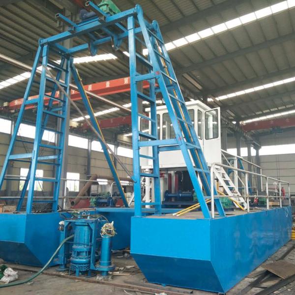10 Inch Anti-Corrosion Steel Cutter Suction Sand Dredging Machine 150m3/ Hour