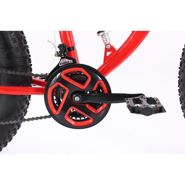 Fat tire vélo Fatbike personnalisable Croisière Neige Pleine suspension Vélo de montagne Vélo de plage Vélos à queue douce 21 vitesses