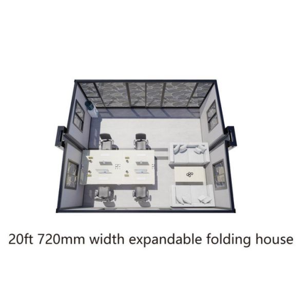 720mm Width Expandable Easy Assembly Folding House
