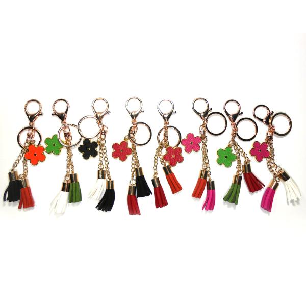 Yellow Small Tassel Keychain