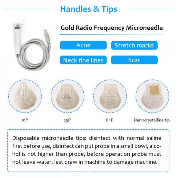 2MHZ a la máquina 50W de Microneedling de la radiofrecuencia 4MHz