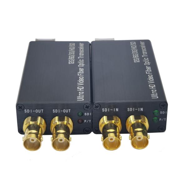 Mini 24G-SDI to Fiber Converter with 24G-SDI 2*LC fiber