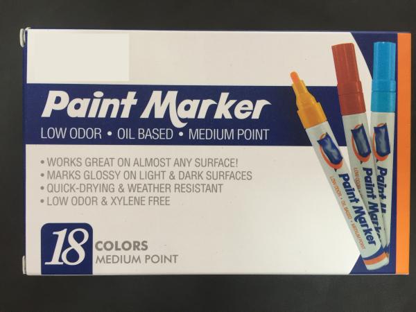 18Color Acrylic Paint Marker Pen For Painting Canvas, Wood, Clay, Fabric, Nail Art And Ceramic