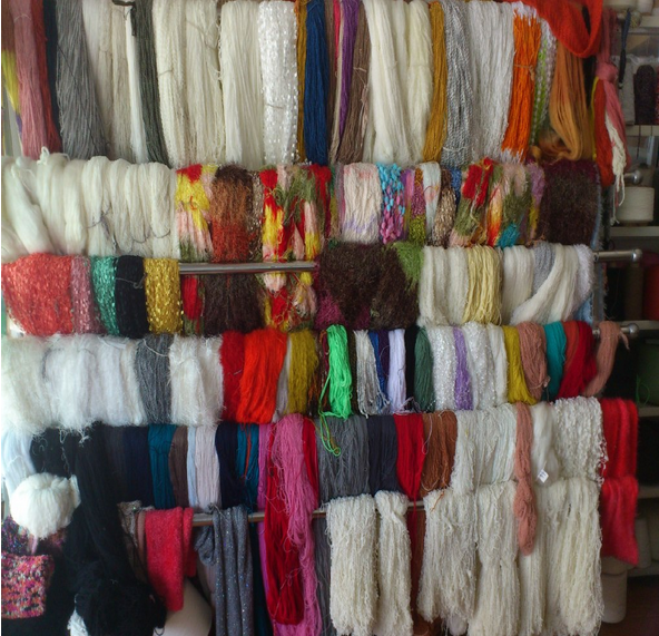 100% Polyester Multi Color Crochet Fancy Yarns For Knitting Scarf , Eco Friendly