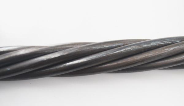1X7 High Tension Prestressed Concrete Cables 1860Mpa Steel Strand For Brige