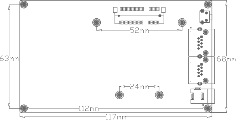 DC шифрования 7V-48V силы AES модуля 5GHz 1W радио СЕТКИ IP полиции военный тактический
