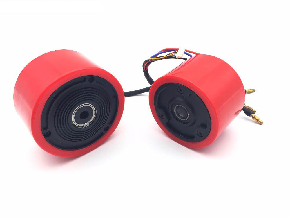 Factory &Customizable &Balanced BL DC 24V-36V 8352 260W Hub Drive Motor W/ PU Wheel for RC Electric Skateboard Scooter Longboard