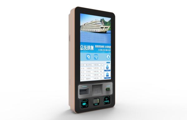 10 Outdoor Wall Mounted Kiosk / Payment and Ticketing Kiosk For Bus Station