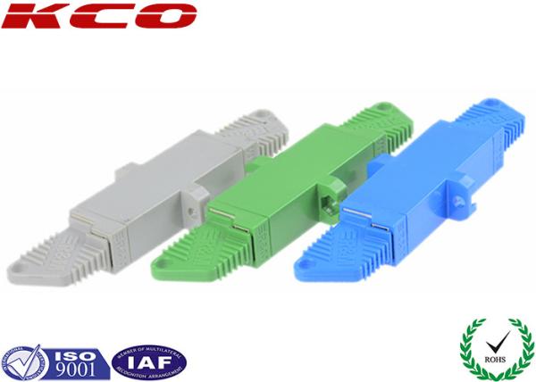 E2000 APC Fiber Optic Adapters , Optical Cable Coupler SM High Reliability