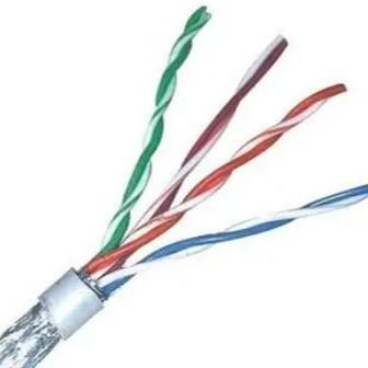 High Frequency FTP CAT5E Cable 24AWG Fast Stable Data Transfer