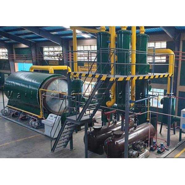 ISO 9001 Anaerobic Pyrolysis Medical Plastic Waste Recycling Plant