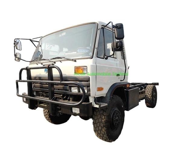 Direção esquerda Dongfeng 6x6 tração nas quatro rodas Chassi do camião de carga Euro 3 Padrão de emissões