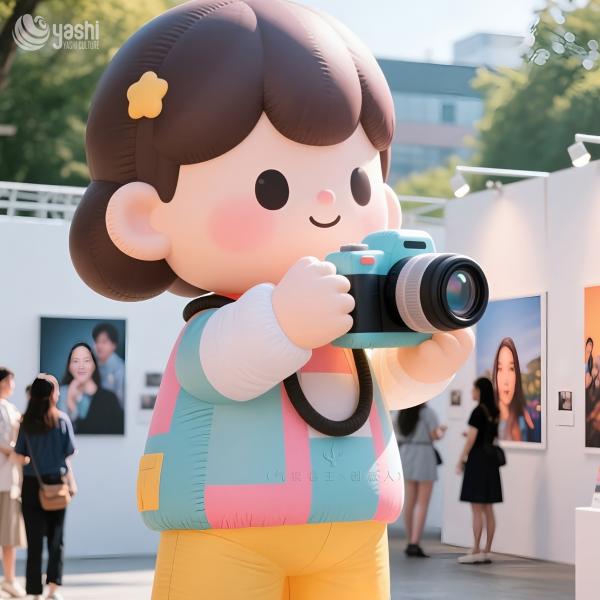 Outdoor Cartoon Balloons Giant Inflatable Cartoon Figures Light Up