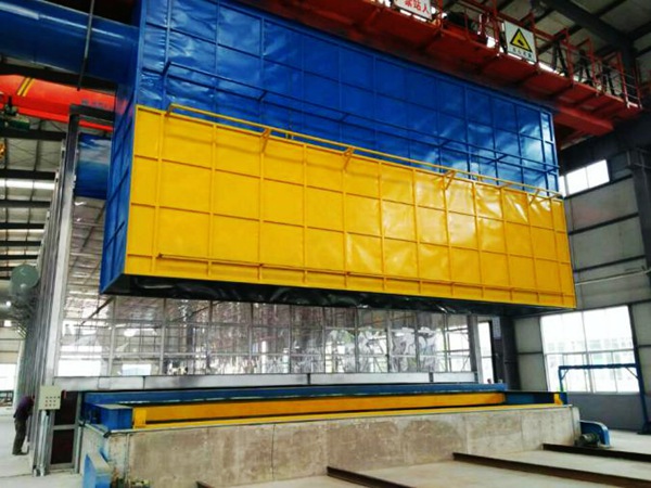 Fully Enclosed Zinc Smoke Collection And Treatment System Mobile Suspension