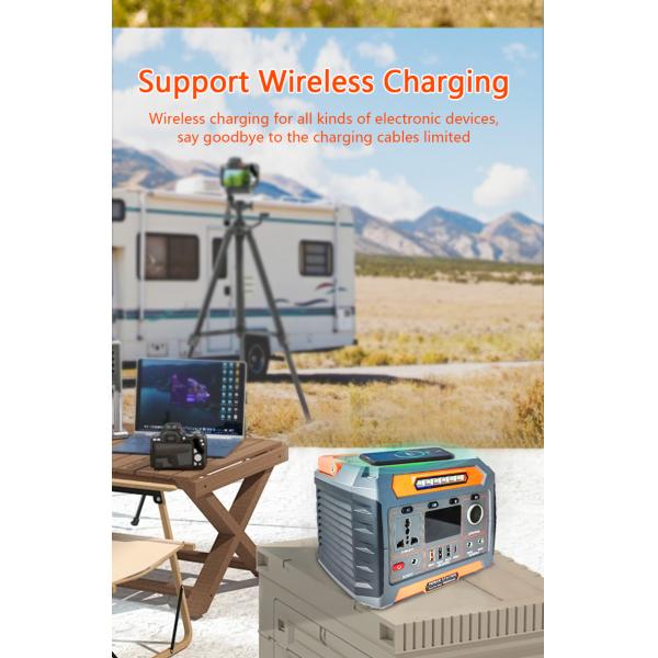 Avcon 300W Portable Solar Power Station Mobile Backup Emergency EU Plug for Car Camping Solar Panel Source