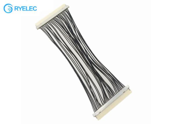 Cabo DF19G do cabo flexível de 30 Pin Lvds - passo de 30S Hirose 1.0mm a DF19G-30S para a tevê/DVD com 30awg