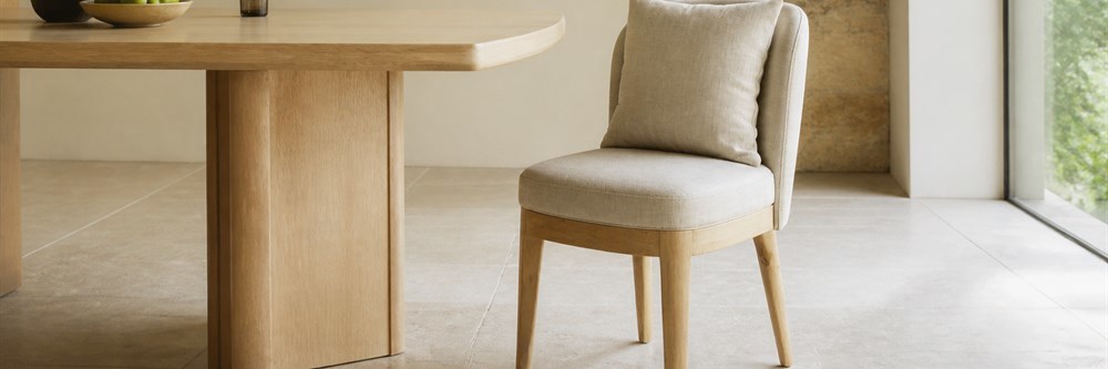 Upholstered Dining Chair with Lumbar Cushion CYC-032