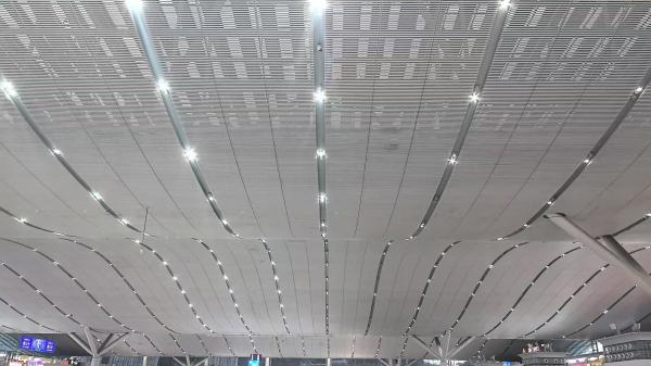 Aluminum Linear Ceiling Tile Metalworks Acoustic Panels Baffles Sound Absorption Board