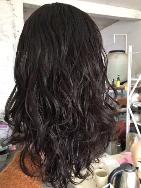 16 Inches Natural Color  Body Wave Jewish Wig  Brazilian Virgin Hair Hidden Knots with Baby Hair