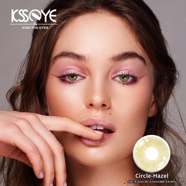 KSSEYE Lightly Tinted Daily Colored Contacts For Cosplay Costume Wedding