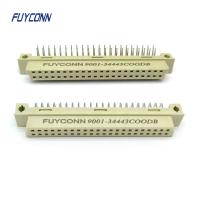 2 rangées 44 broche DIN 41612 connecteur PCB angle féminin 2*22P 244S connecteur Eurocard 2,54 mm d'écart