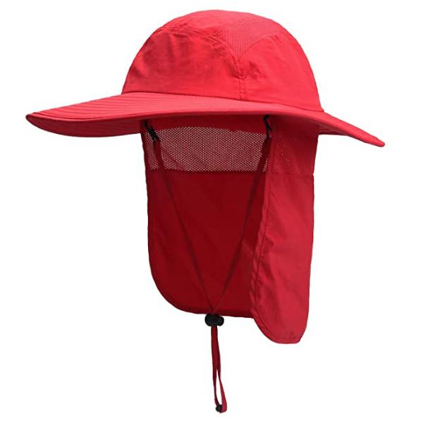 Hiking Neck Cover 55cm Fisherman Bucket Hat Digital Printed