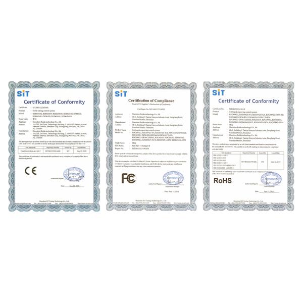 Ruida Single Track Oscillating Knife Cutting Controller RDD6584G 8 Axes