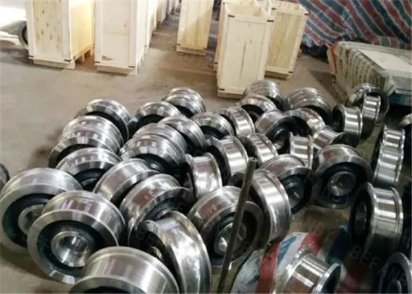 50 T Crane End Carriage Wheel With ZG55 Wheel Materail Pakced In Plywood Case