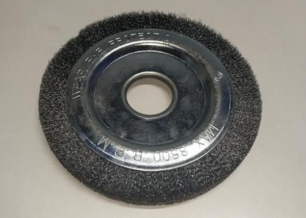 Stainless Steel Wire Wheel Brush Industrial Cleaning Brushes 10mm Thickness