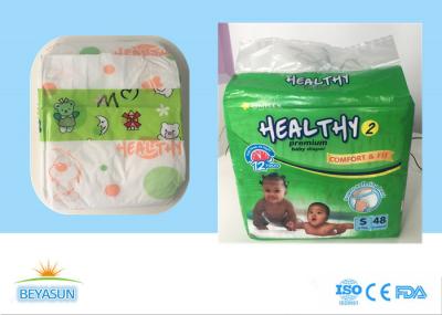 Tamanho recém-nascido respirável 3 do tecido do bebê da marca própria 4 5 com fitas mágicas