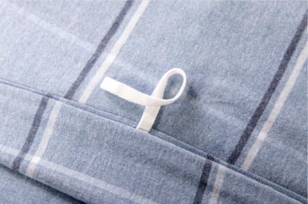 OEM Twin Duvet Covers King Full Size Duvet Cover Blue Polyester Blended Flannel