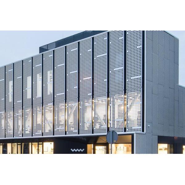 1.5 мм до 5.0 мм огнеупорный алюминиевый фанера перфорированные алюминиевые листы для декорации стен