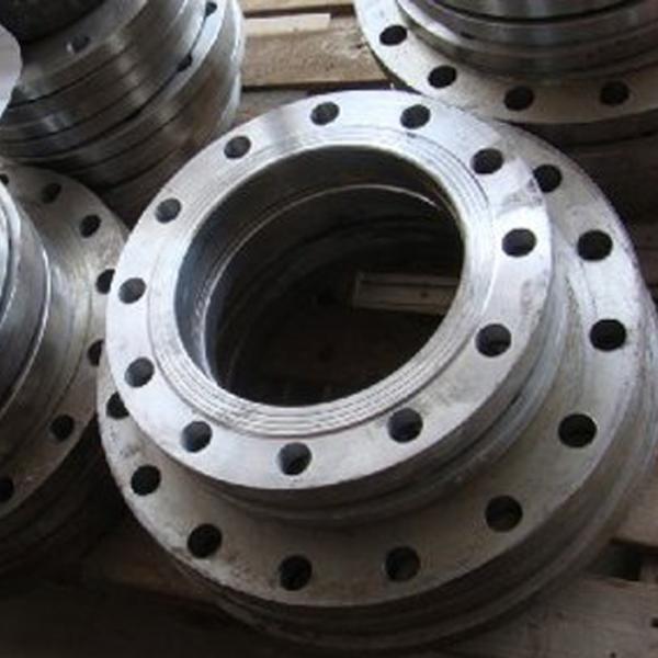 Large Diameter Flat Welded Forged Steel Flange High Temperature Resistance