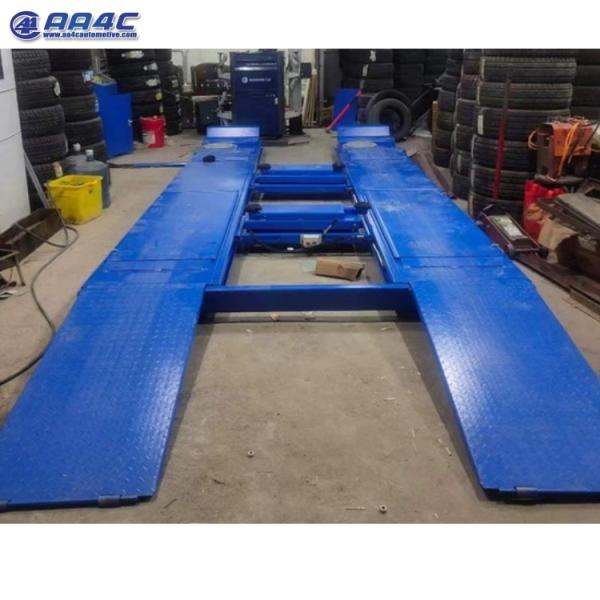 Low profile alignment scissor lift with 2 pcs sliding crossbeam jack rolling jack 5T 4.5M runway AA-ALSL50HC