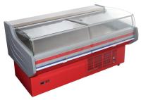 2.5M Seafood Chiller Freezer Meat Display Freezer Supermarket Meat Display Fridge For Sale