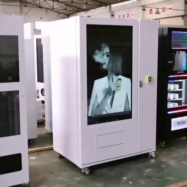 55 Inch Touch Screen Advertising  Vending Machine And Card Readers