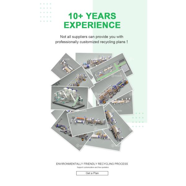 500 кг/ч Литий-ионные батареи завод по переработке машины экологически чистый и управление отходами