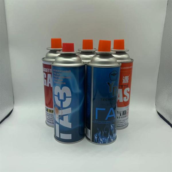Outdoor Activities Butane Gas Canister with Straight Wall Tinplate