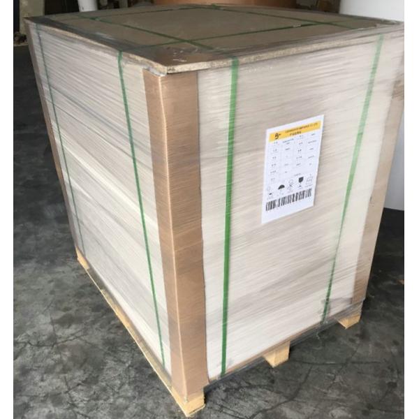 Coated Surface Virgin Pulp White Top Liner Board 325gr / ㎡ Sheets With Food Grade